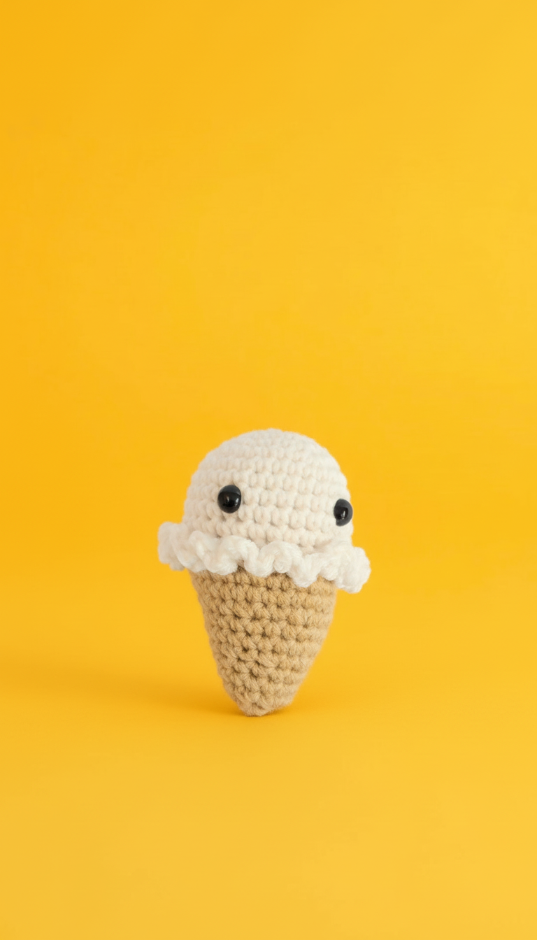 Vanilla Ice cream Cone